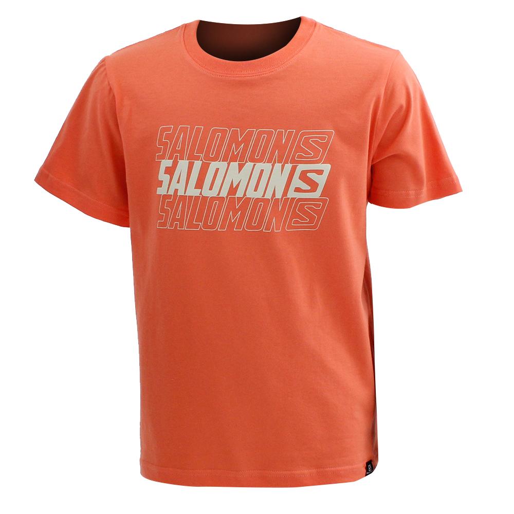 Camisetas Salomon Niños Coral - Salomon Argentina DOUBLE TAKE SS B,417062-DBE